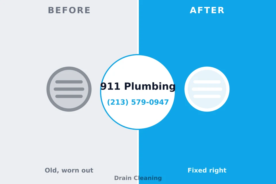 Before and after: plumbing company Franklin, IN